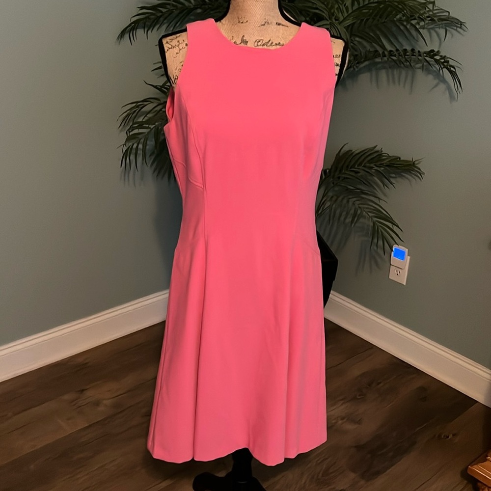 White House - Black Market pink a-line dress size 10